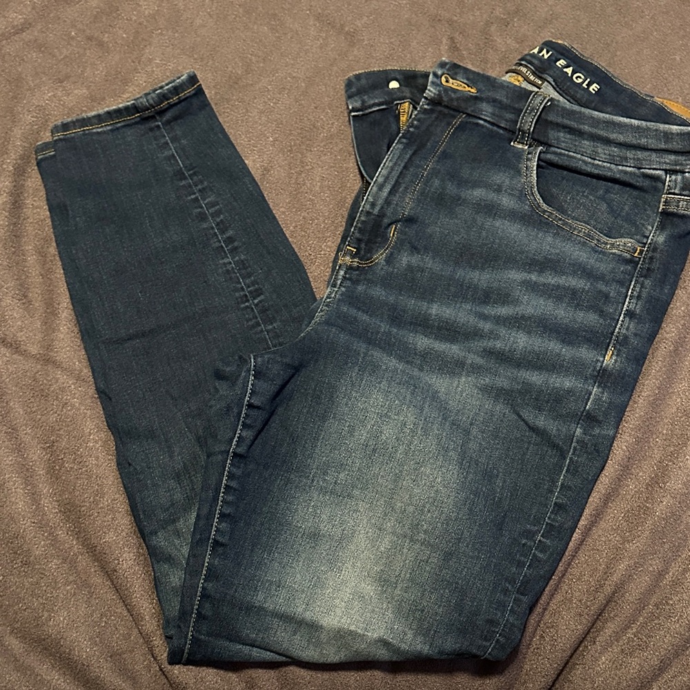 American Eagle Outfitters Dark Blue Skinny Jeans
